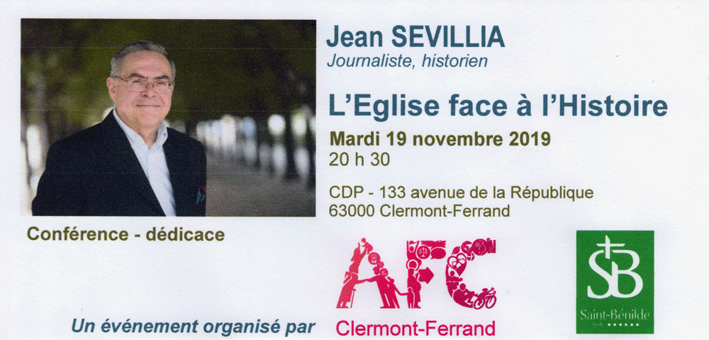 Conference Jean Sevillia 2019 11 19