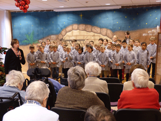 Chants de Noël chez les Petites Soeurs des Pauvres
