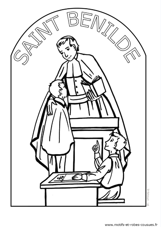 dessin saint benilde